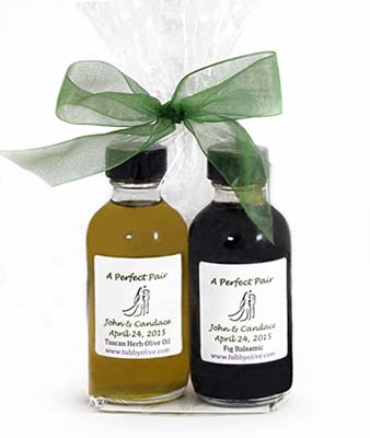 Personalized Olive Oil Wedding Favors