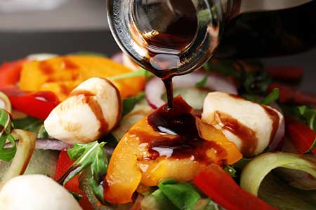 Avocado, Feta & Strawberry Salad with The Tubby Olive Balsamic Drizzle