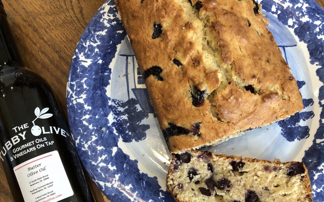 Buttery Blueberry Banana Bread