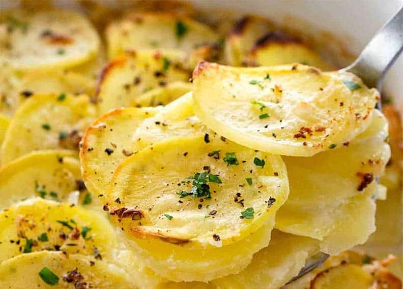 sage scalloped potatoe recipe